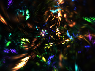 Abstract fractal background