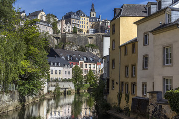 Fototapeta na wymiar Luxembourg City - Ville de Luxembourg
