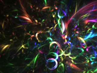 Abstract fractal background