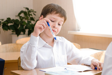 School Student at the class - Education concept - Back to school