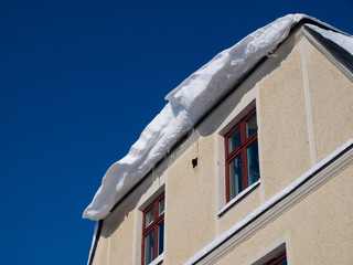 Snow covered roof