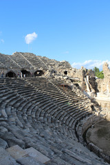 Fototapeta na wymiar Amphitheater, Theater, Mediteran, Europa 