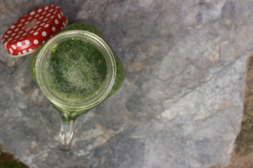 healthy life and detox juice background