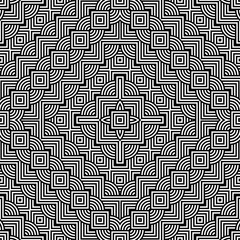 Design seamless monochrome geometric pattern