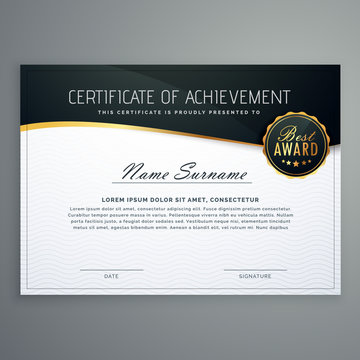 certificate design with luxury style pattern. diploma template