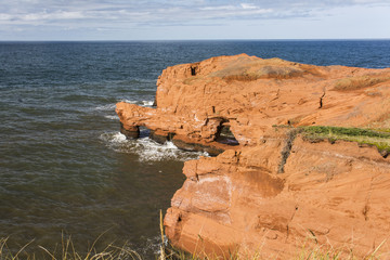 Fototapeta na wymiar Felsenklippen auf der Magdaleneninsel 