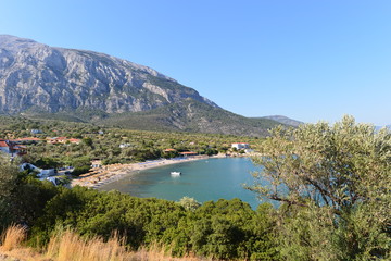 Traumstrände in Limnionas-Westsamos Ostägäis - Griechenland 
