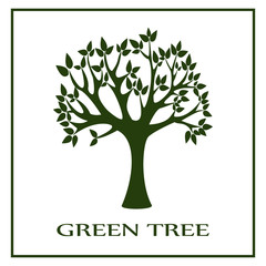 Fototapeta premium Abstract grunge tree nature environment eco ecology natural vector leaf branch illustration.