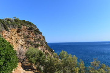 Traumstrände in Limnionas-Westsamos Ostägäis - Griechenland 
