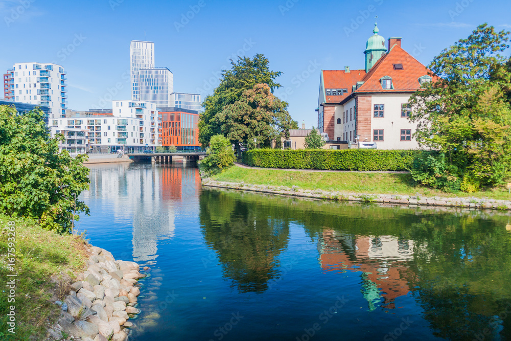 Wall mural Urban landscape of Malmo, Sweden