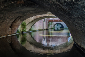 Bridges over a canal in Den Bosch, Netherlands