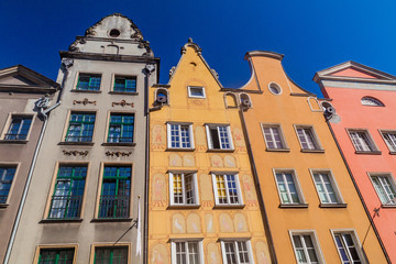Fototapeta na wymiar Historic houses in Gdansk, Poland