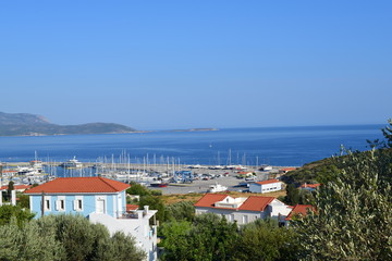 Fototapeta na wymiar Pythagorio auf der Insel Samos in der Ostägäis - Griechenland 