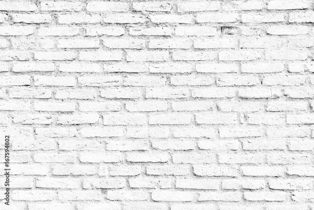 Poster old white brick wall texture design. empty white brick background for presentations and web design. 