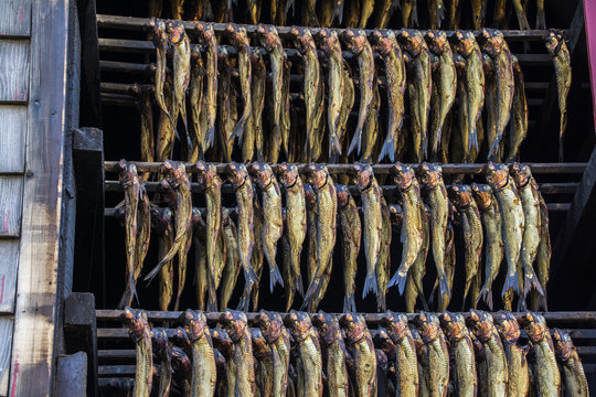 Fischr&auml;ucherei "Fumoir d&acute;Antan" auf der Magdaleneninsel "Havre-aux-Maisons"" in Kanada.
