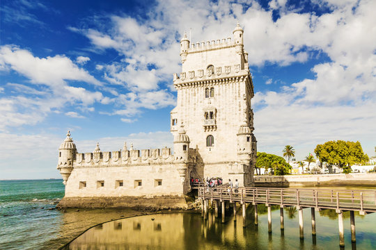 The Tower of Belem in Lisbon, Portugal