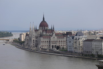 Fototapeta na wymiar Budapest Parlamentsgebäude