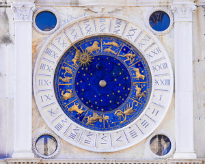 Obraz premium Astronomical clock in Venice, Italy