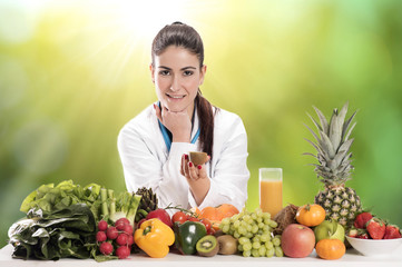 Portrait Of  Female Dietician 