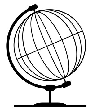 Mounted Wireb Globe On Rotating Swivel