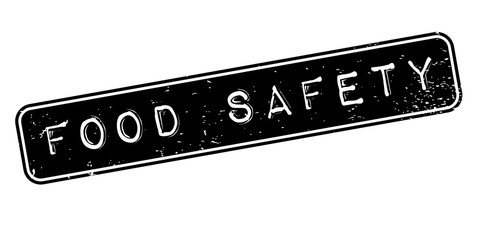 Food Safety rubber stamp. Grunge design with dust scratches. Effects can be easily removed for a clean, crisp look. Color is easily changed.