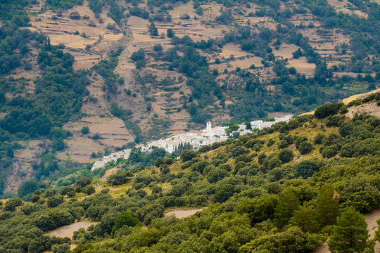 capileira village seen from above