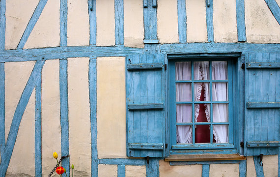 old houses of Gerberoy village France