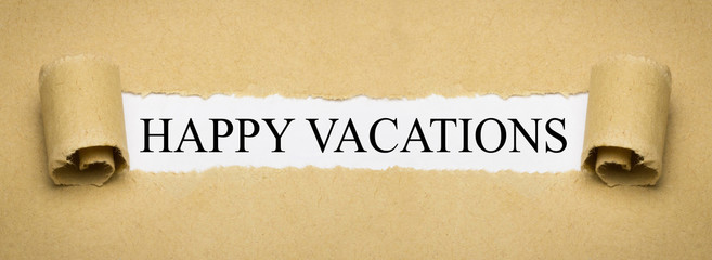 Happy vacations