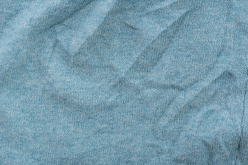 Fototapeta na wymiar Cyan fabric texture