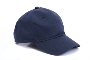 Blue cap isolated