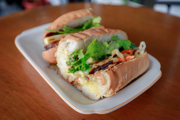 Vietnamese sandwich banh mi