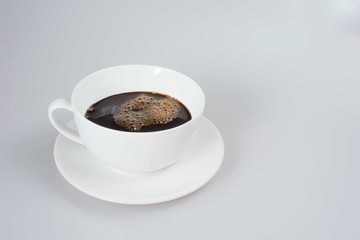 coffee cup on white background