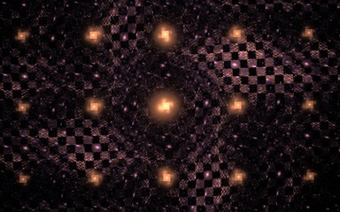 Obraz na płótnie Canvas Digitally generated image made of colorful fractal