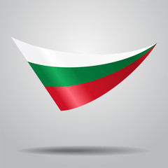 Bulgarian flag background. Vector illustration.