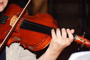 Symphony orchestra for violin viola and cello