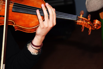 Symphony orchestra for violin viola and cello