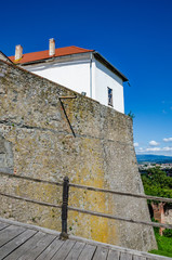 Background of Shenborn Castle in the Ukrainian carpathians