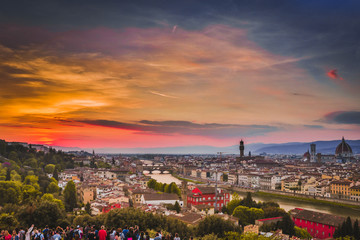 Fototapeta na wymiar Colores de Florencia