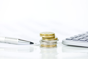Geld und Taschenrechner