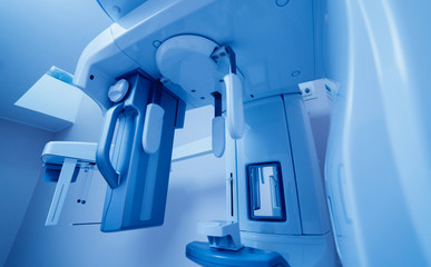 Dental panoramic radiographer equipment. Dental office