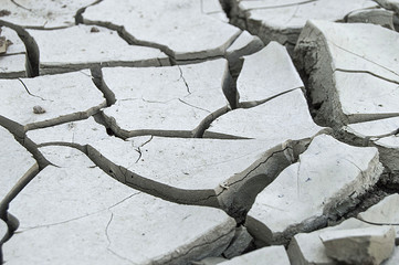 The breakdown of the soil from thirst, the formation of drought after the end of the heat, the...