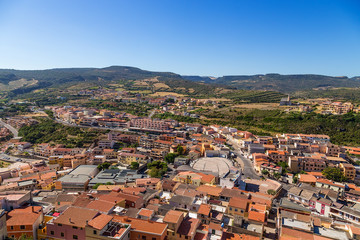 Fototapeta na wymiar Castelsardo, Italy. Scenic view from a bird's-eye view