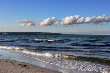 Wolken,Meer, Strand