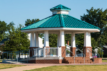 Gazebo at Buckroe Beach, a Public Park in Hampton, VA