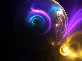 Abstract fractal background