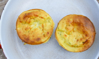 palet de courgettes aux fromage crémeux