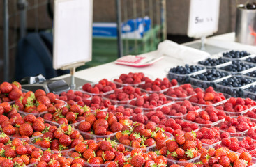 Obststand auf einem Markt