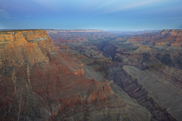 View from Lipan Point at sunrise, Grand Canyon NP, Arizona, USA
