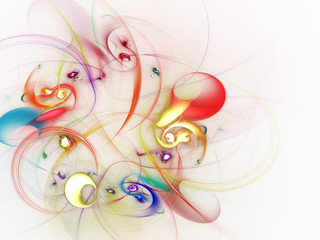 Abstract fractal background