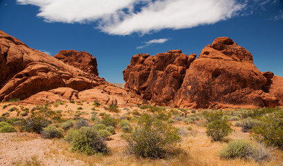 Fototapeta premium Aztec Sandstone Rock Formation in Valley of Fire
